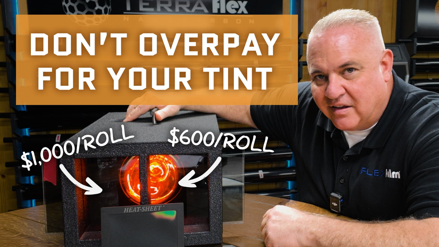 Don't Overpay For Big Brand's Window Tint - Flexfilm