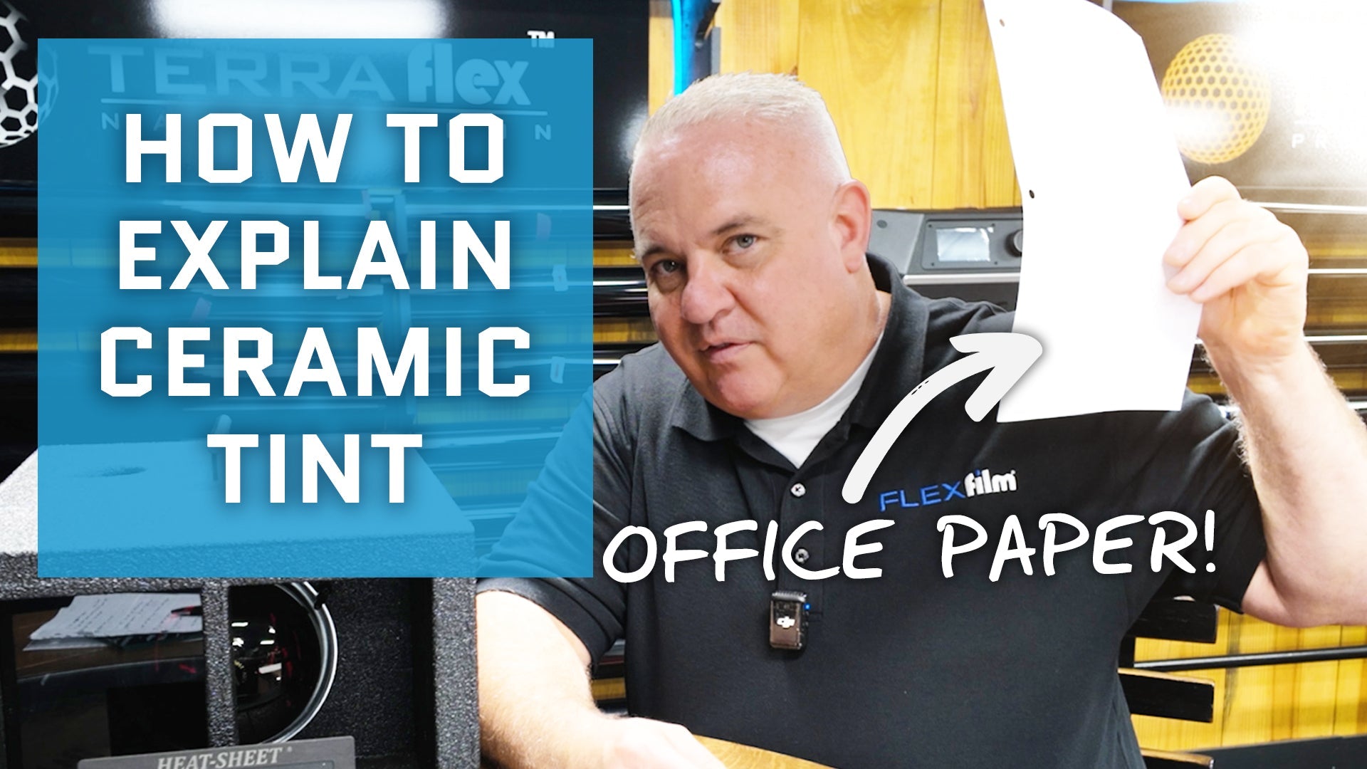 How to Explain Ceramic Tint to Customers (Using Paper) - Flexfilm