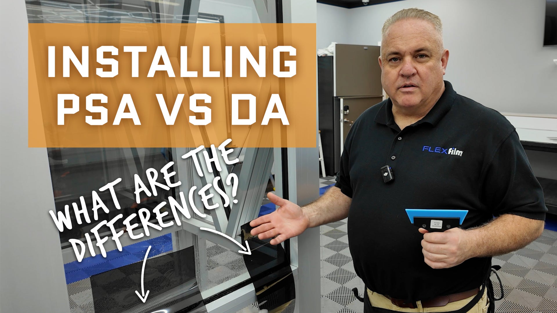 Installing Pressure Sensitive VS Dry Adhesive - Flexfilm
