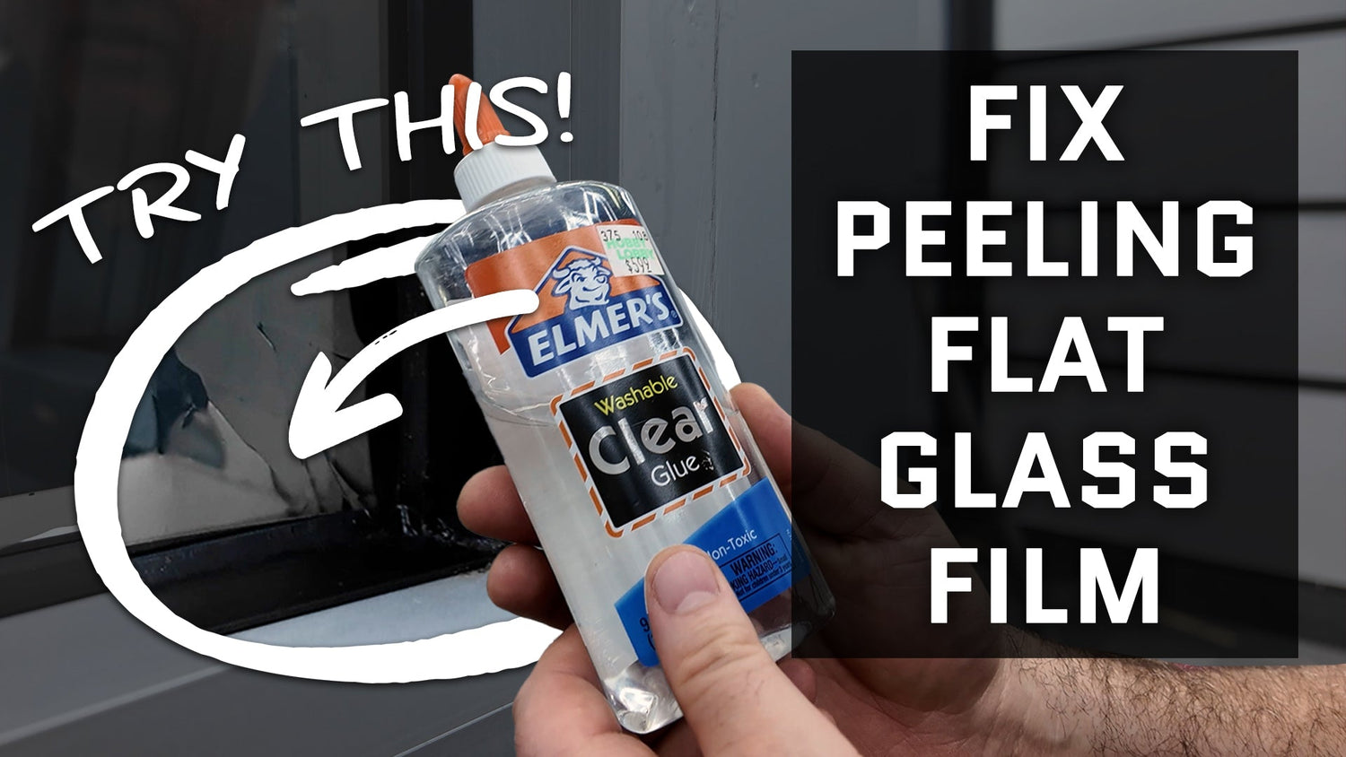 Prevent Architectural Film Peeling with This Simple Elmer's Glue Hack! - Flexfilm