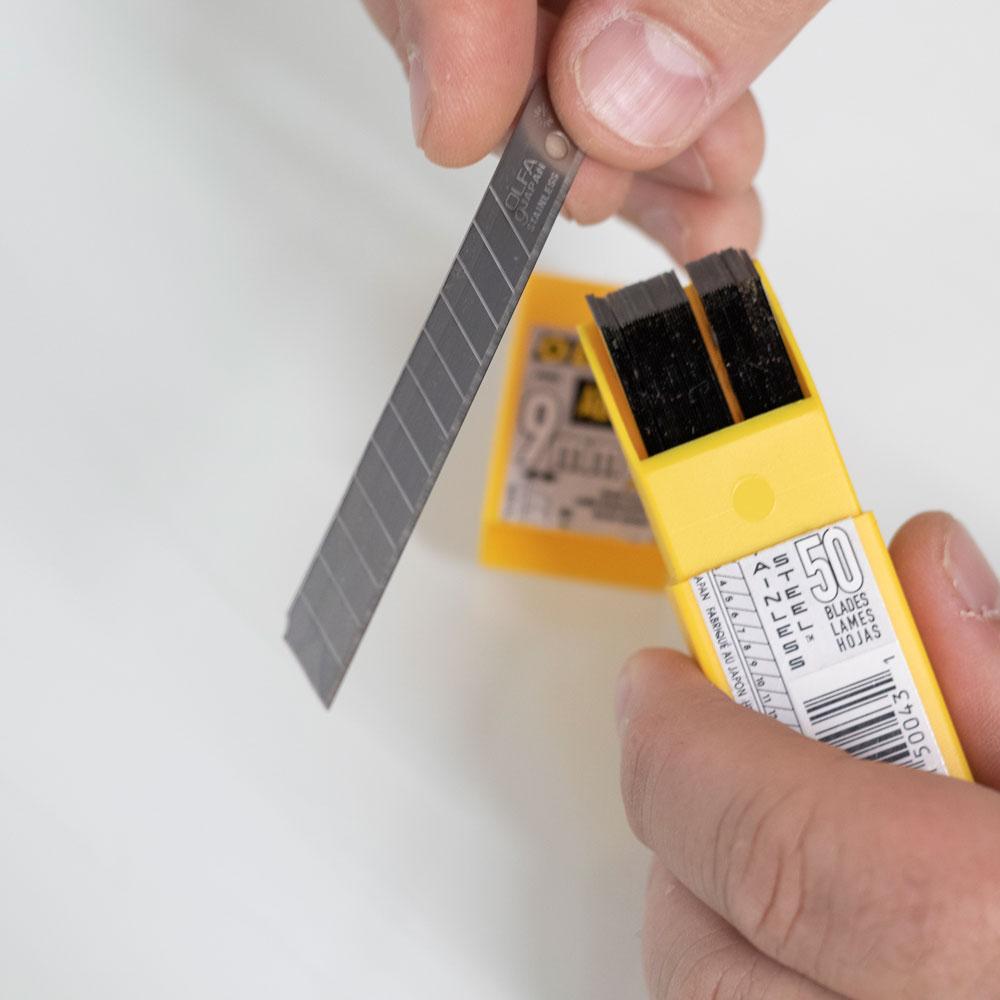 GT116 - Olfa AB50S Stainless Steel Snap Blades - Flexfilm