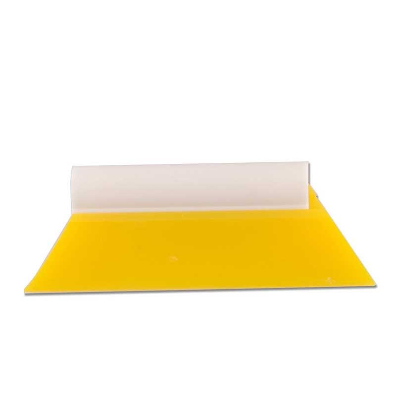 GT235S - 5 1/2" Yellow Turbo Squeegee With Handle - Flexfilm