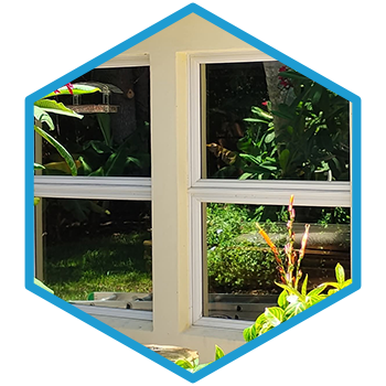 Reflective film on house windows icon