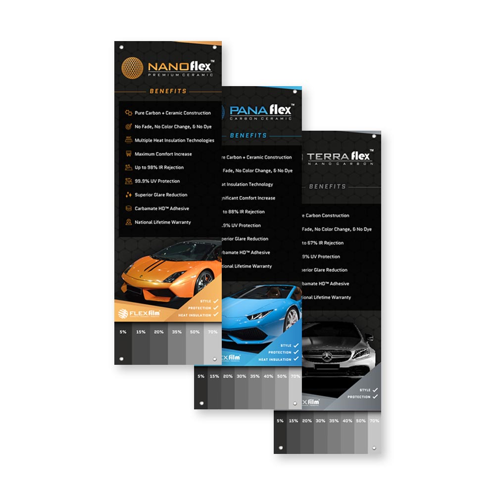 Automotive Product Banner - Flexfilm