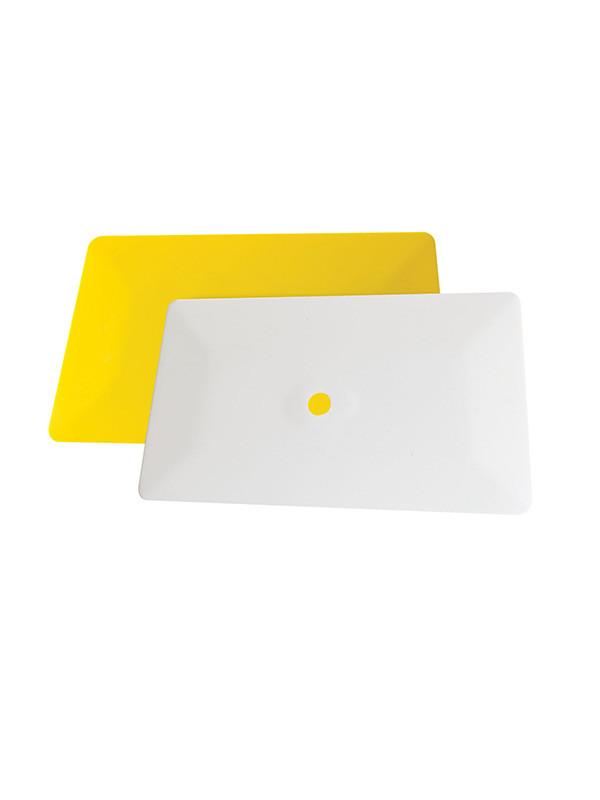 GT086-6W - 6" White Hard Card Squeegee - Flexfilm