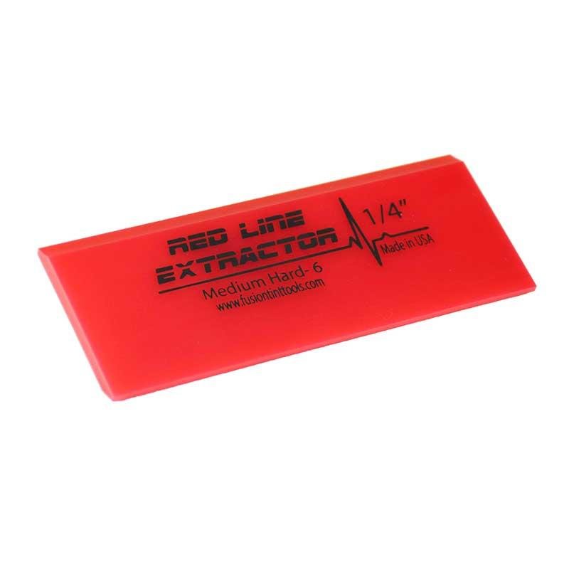 GT2114 - 5" Red Line Extractor 1/4" Thick Double Beveled Squeegee Blade - Flexfilm