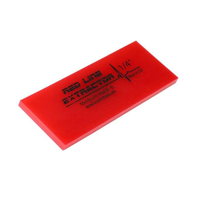 GT2114B - 5" Red Line Extractor 1/4" Thick No Beveled Squeegee Blade - Flexfilm