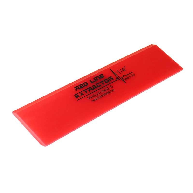 GT2115 - 8" Red Line Extractor 1/4" Thick Double Bevel Squeegee Blade - Flexfilm