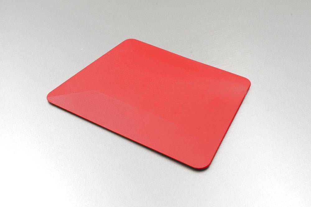 IT105 - Red Hard Card Squeegee - Flexfilm